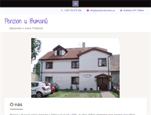 Tablet Screenshot of penzionubumanu.cz